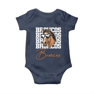 Vintage DFB Football Inspirational Baby Onesie Mascot Game Day Athletic Fan Gift TS10 Navy Print Your Wear