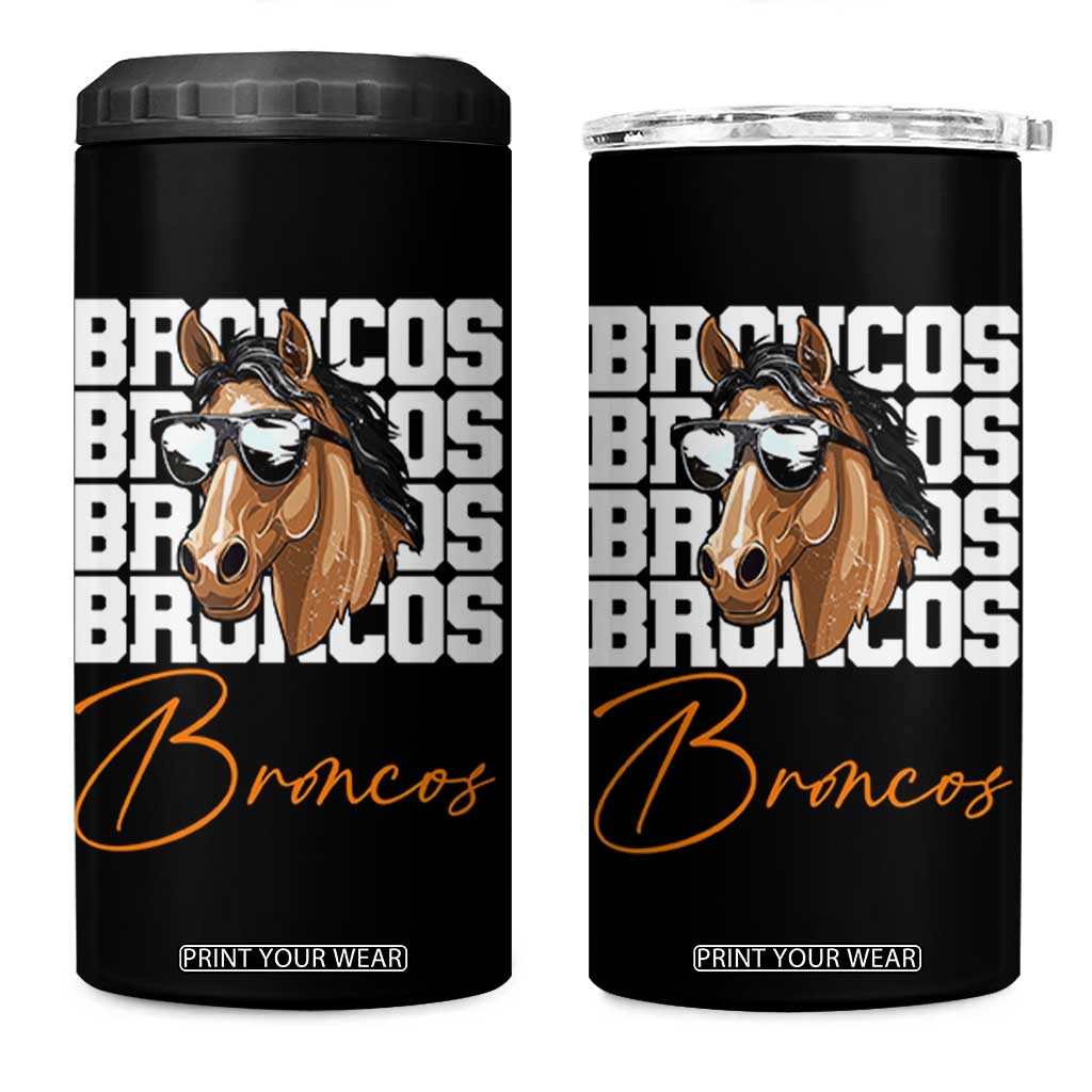 Vintage DFB Football Inspirational 4 in 1 Can Cooler Tumbler Mascot Game Day Athletic Fan Gift TS10 One Size: 16 oz Black Print Your Wear