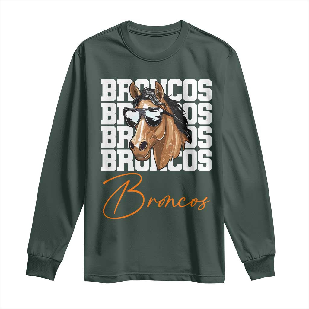 Vintage DFB Football Inspirational Long Sleeve Shirt Mascot Game Day Athletic Fan Gift TS10 Dark Forest Green Print Your Wear