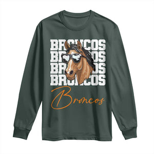 Vintage DFB Football Inspirational Long Sleeve Shirt Mascot Game Day Athletic Fan Gift TS10 Dark Forest Green Print Your Wear