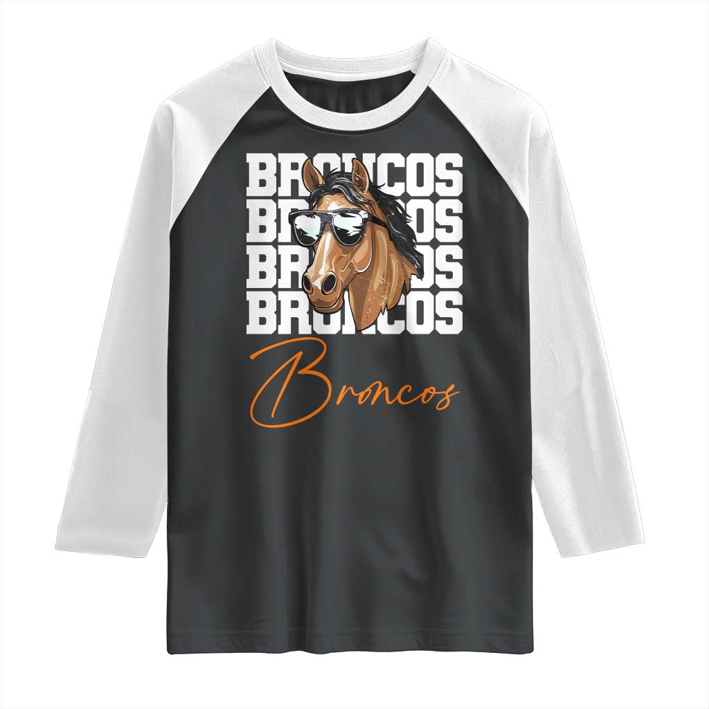 Vintage DFB Football Inspirational Raglan Shirt Mascot Game Day Athletic Fan Gift TS10 Black White Print Your Wear