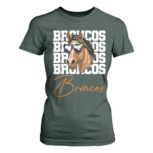 Vintage DFB Football Inspirational T Shirt For Women Mascot Game Day Athletic Fan Gift TS10 Dark Forest Green Print Your Wear
