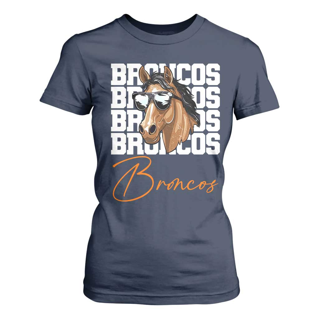 Vintage DFB Football Inspirational T Shirt For Women Mascot Game Day Athletic Fan Gift TS10 Navy Print Your Wear