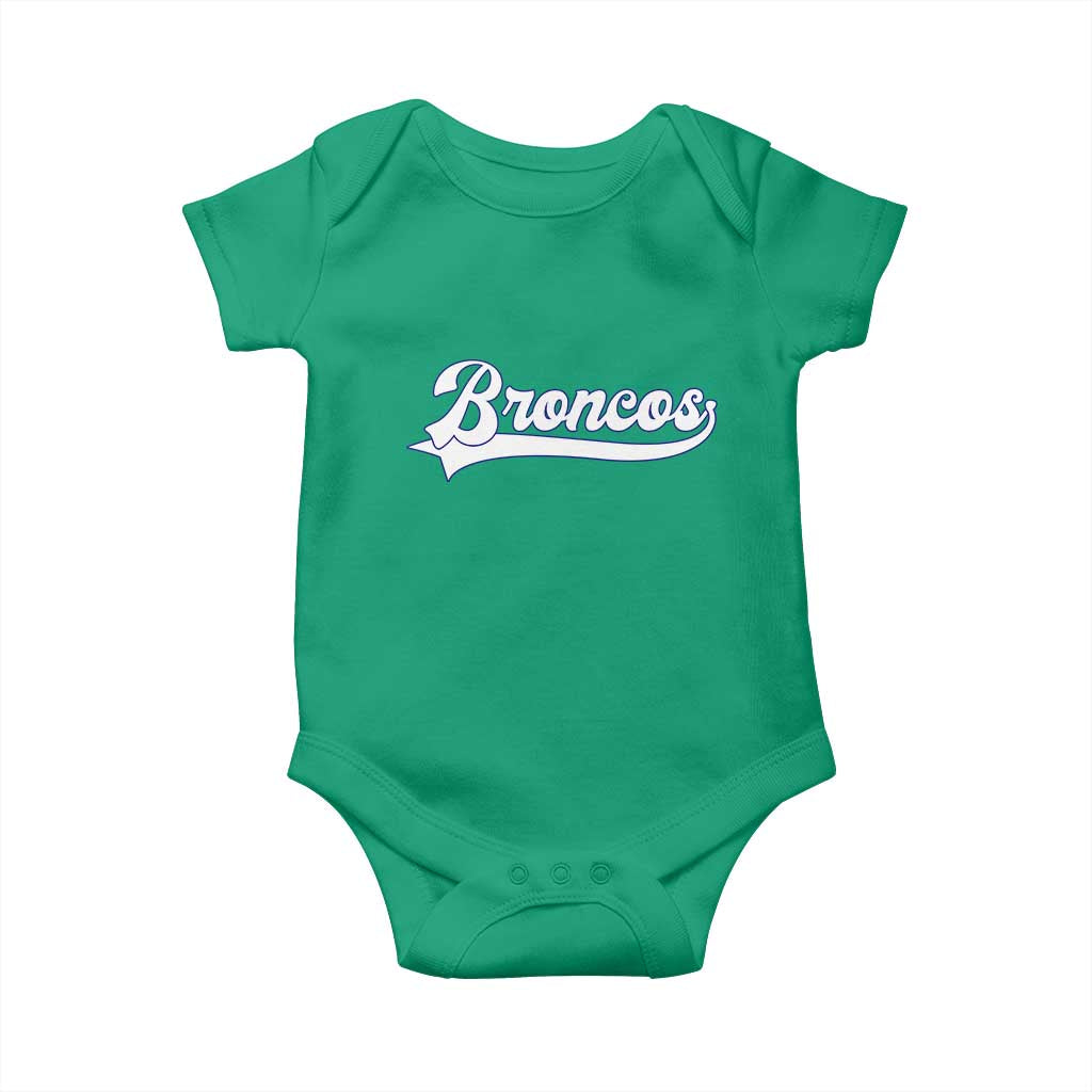 Vintage DFB Football Baby Onesie Classic Game Day Sports Name Tee TS10 Irish Green Print Your Wear