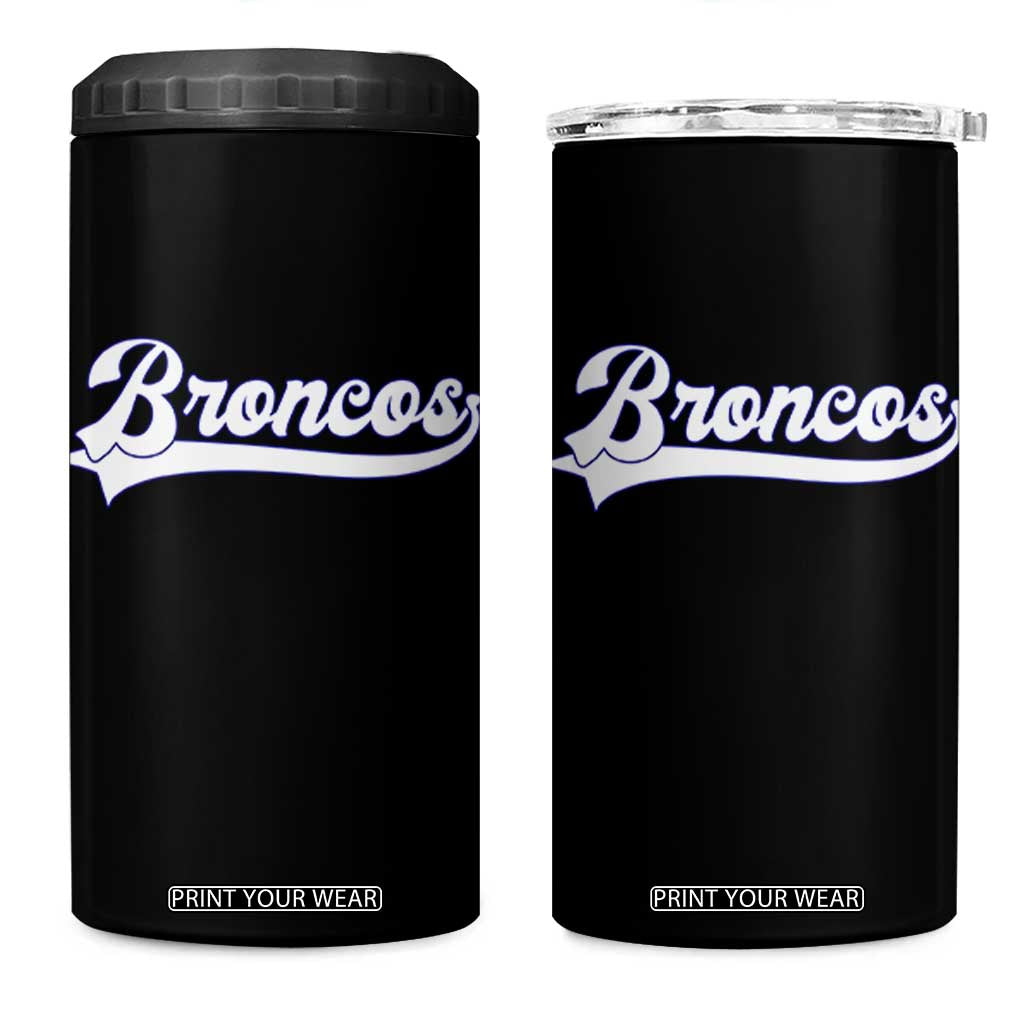 Vintage DFB Football 4 in 1 Can Cooler Tumbler Classic Game Day Sports Name Tee TS10 One Size: 16 oz Black Print Your Wear
