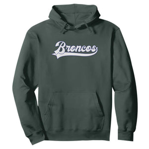 Vintage DFB Football Hoodie Classic Game Day Sports Name Tee TS10 Dark Forest Green Print Your Wear