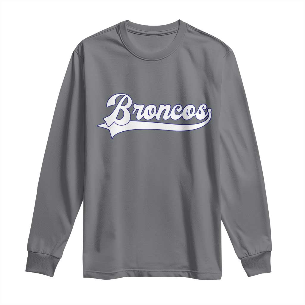 Vintage DFB Football Long Sleeve Shirt Classic Game Day Sports Name Tee TS10 Charcoal Print Your Wear