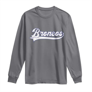 Vintage DFB Football Long Sleeve Shirt Classic Game Day Sports Name Tee TS10 Charcoal Print Your Wear