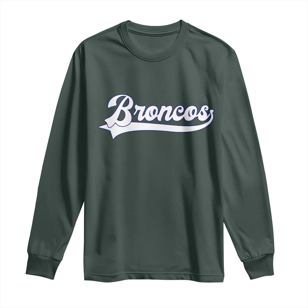 Vintage DFB Football Long Sleeve Shirt Classic Game Day Sports Name Tee TS10 Dark Forest Green Print Your Wear