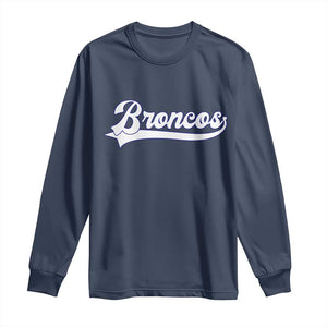 Vintage DFB Football Long Sleeve Shirt Classic Game Day Sports Name Tee TS10 Navy Print Your Wear