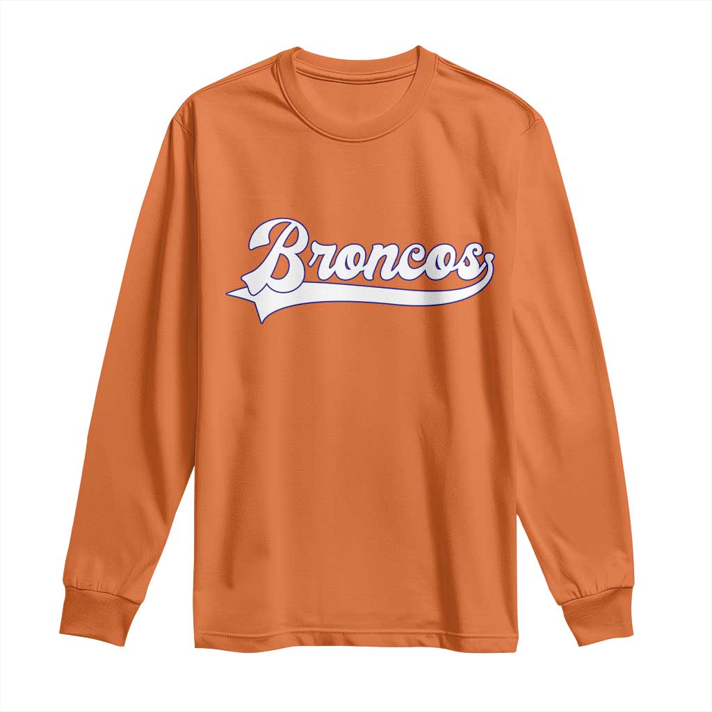 Vintage DFB Football Long Sleeve Shirt Classic Game Day Sports Name Tee TS10 Orange Print Your Wear