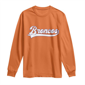 Vintage DFB Football Long Sleeve Shirt Classic Game Day Sports Name Tee TS10 Orange Print Your Wear