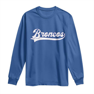 Vintage DFB Football Long Sleeve Shirt Classic Game Day Sports Name Tee TS10 Royal Blue Print Your Wear
