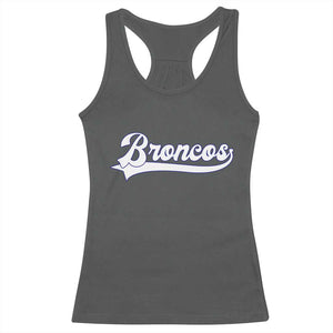 Vintage DFB Football Racerback Tank Top Classic Game Day Sports Name Tee TS10 Dark Heather Print Your Wear