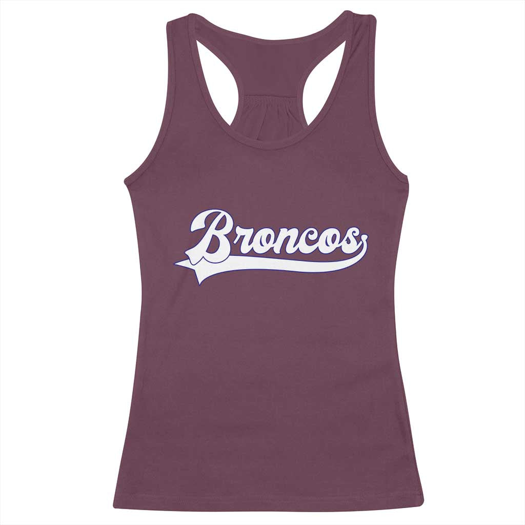 Vintage DFB Football Racerback Tank Top Classic Game Day Sports Name Tee TS10 Maroon Print Your Wear