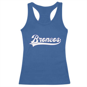 Vintage DFB Football Racerback Tank Top Classic Game Day Sports Name Tee TS10 Royal Blue Print Your Wear
