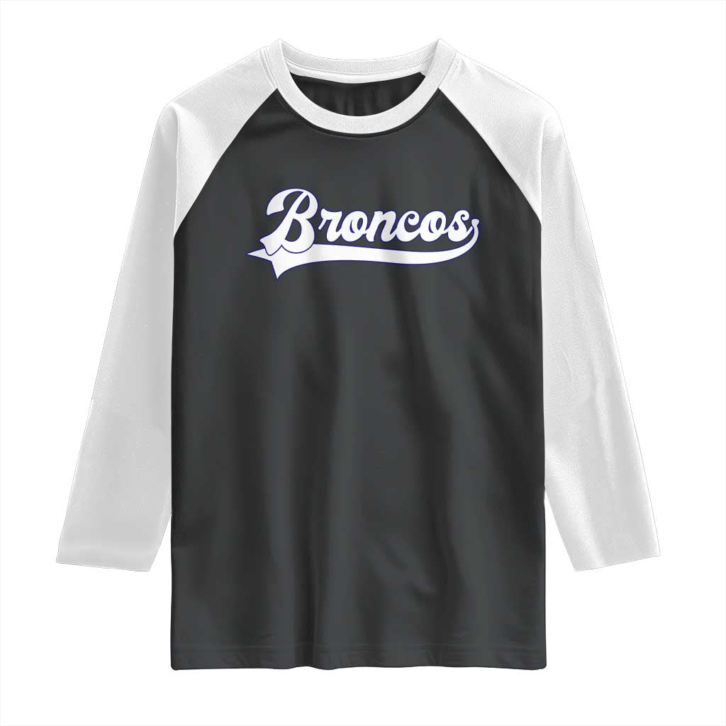 Vintage DFB Football Raglan Shirt Classic Game Day Sports Name Tee TS10 Black White Print Your Wear