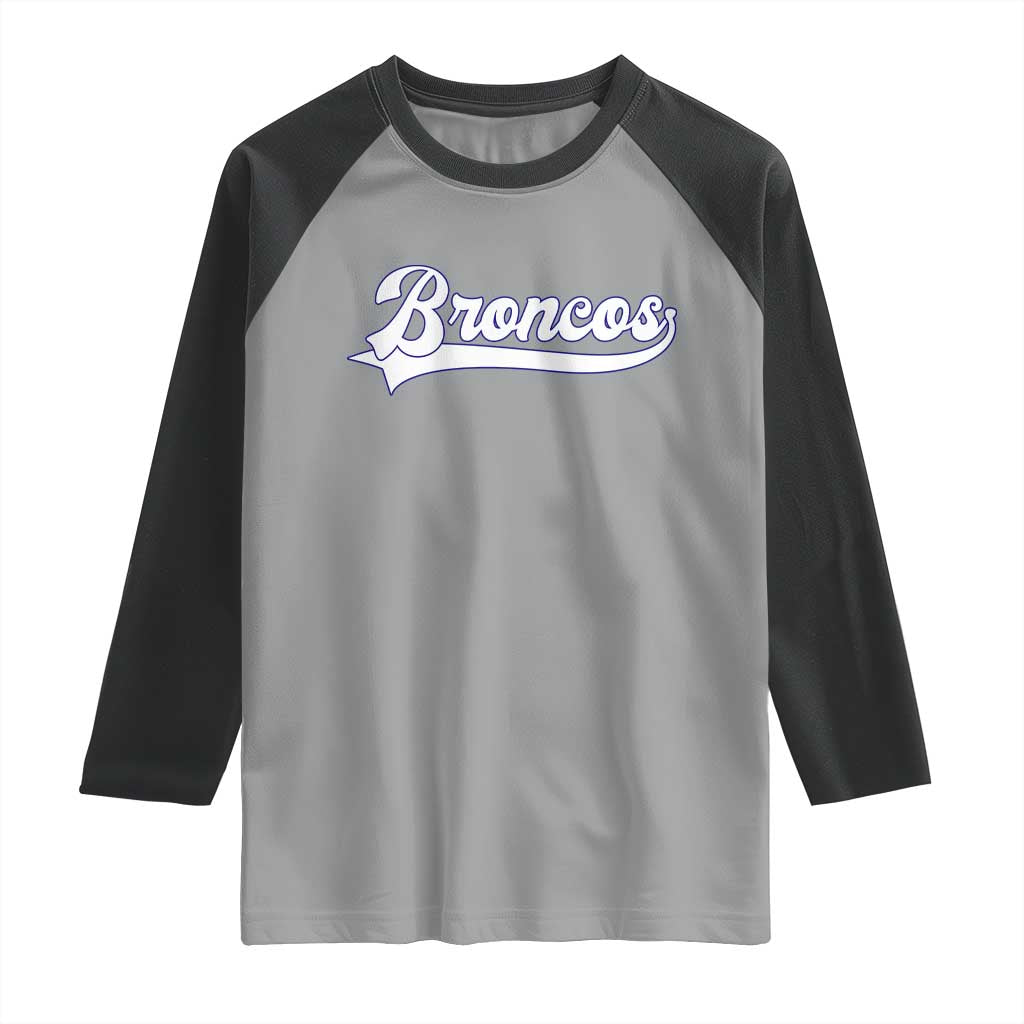Vintage DFB Football Raglan Shirt Classic Game Day Sports Name Tee TS10 Sport Gray Black Print Your Wear