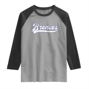 Vintage DFB Football Raglan Shirt Classic Game Day Sports Name Tee TS10 Sport Gray Black Print Your Wear
