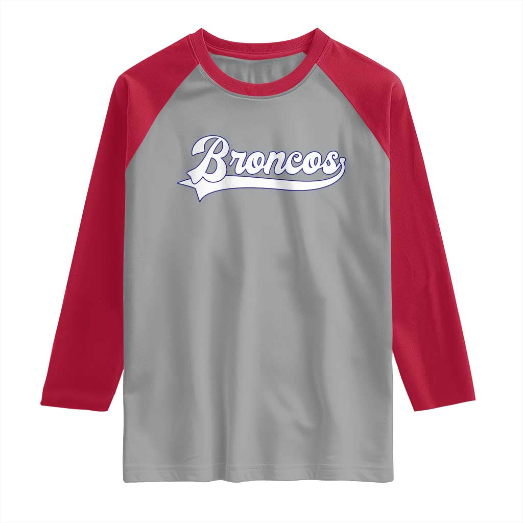 Vintage DFB Football Raglan Shirt Classic Game Day Sports Name Tee TS10 Sport Gray Red Print Your Wear