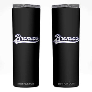 Vintage DFB Football Skinny Tumbler Classic Game Day Sports Name Tee TS10 Black Print Your Wear