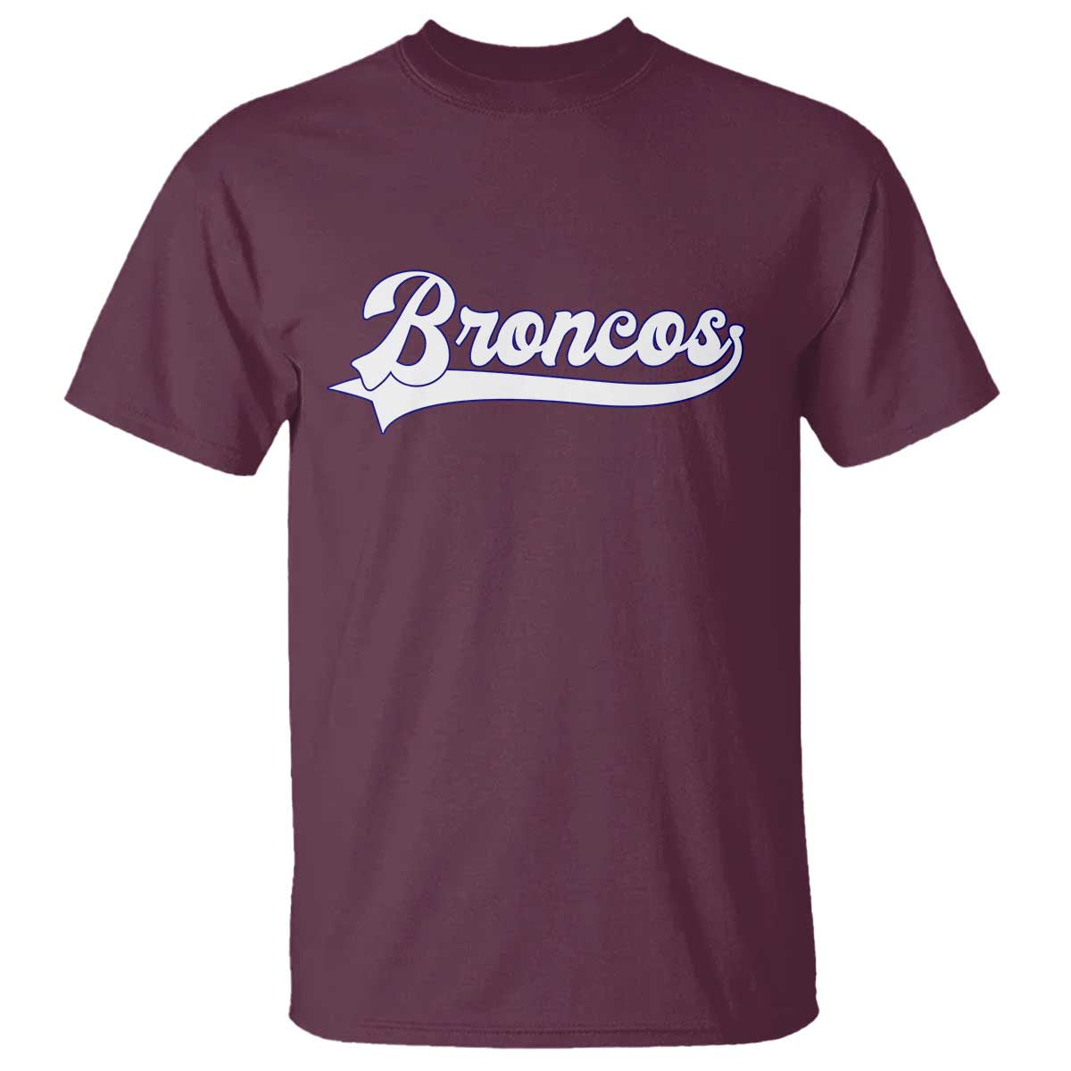 Vintage DFB Football T Shirt Classic Game Day Sports Name Tee TS10 Maroon Print Your Wear