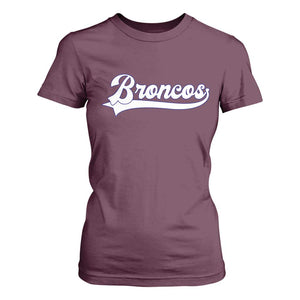 Vintage DFB Football T Shirt For Women Classic Game Day Sports Name Tee TS10 Maroon Print Your Wear