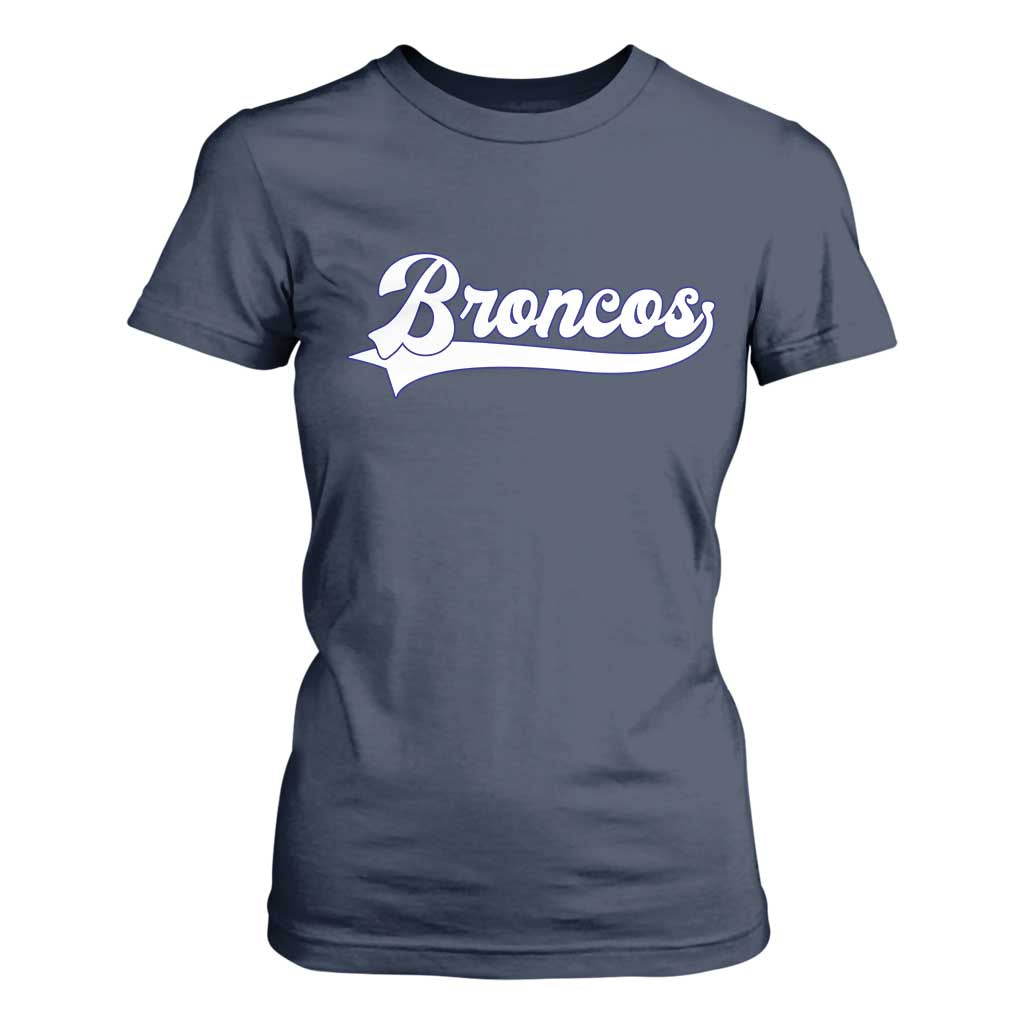 Vintage DFB Football T Shirt For Women Classic Game Day Sports Name Tee TS10 Navy Print Your Wear