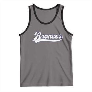 Vintage DFB Football Tank Top Classic Game Day Sports Name Tee TS10 Deep Heather Black Print Your Wear
