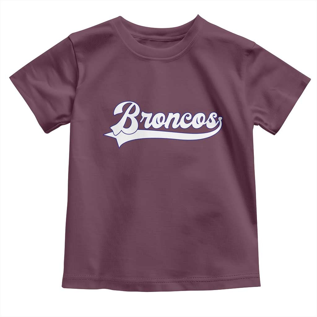 Vintage DFB Football Toddler T Shirt Classic Game Day Sports Name Tee TS10 Maroon Print Your Wear