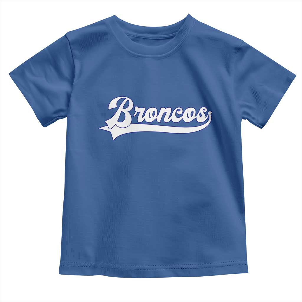 Vintage DFB Football Toddler T Shirt Classic Game Day Sports Name Tee TS10 Royal Blue Print Your Wear
