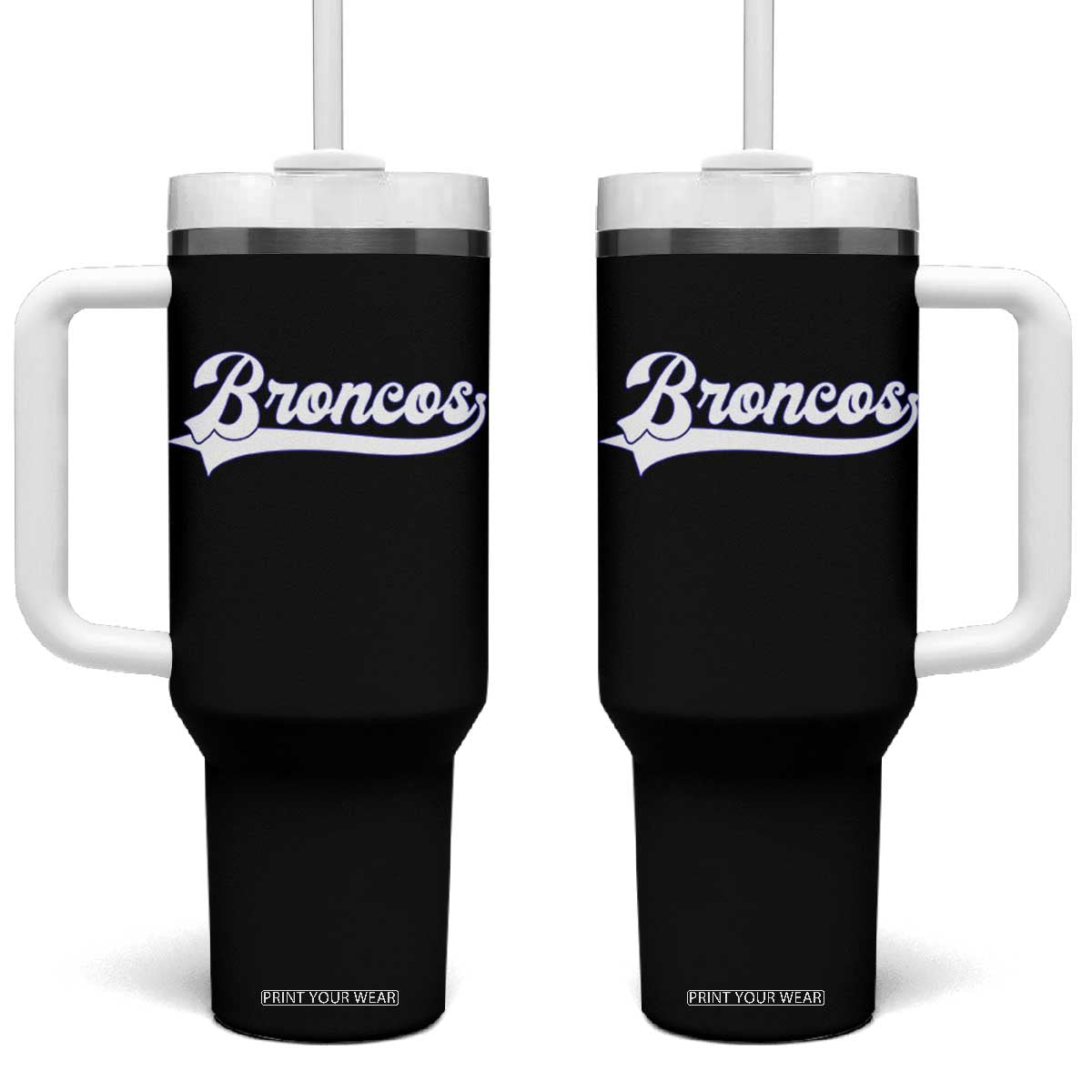 Vintage DFB Football Tumbler With Handle Classic Game Day Sports Name Tee TS10 One Size: 40 oz Black Print Your Wear