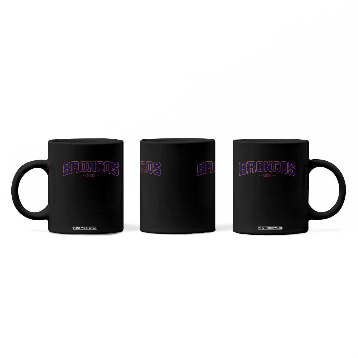 Vintage DFB Coffee Mug Classic Game Day Print Retro Varsity Football Team Name TS10 Print Your Wear