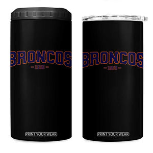 Vintage DFB 4 in 1 Can Cooler Tumbler Classic Game Day Print Retro Varsity Football Team Name TS10 One Size: 16 oz Black Print Your Wear