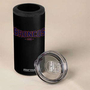 Vintage DFB 4 in 1 Can Cooler Tumbler Classic Game Day Print Retro Varsity Football Team Name TS10 Print Your Wear
