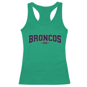 Vintage DFB Racerback Tank Top Classic Game Day Print Retro Varsity Football Team Name TS10 Irish Green Print Your Wear