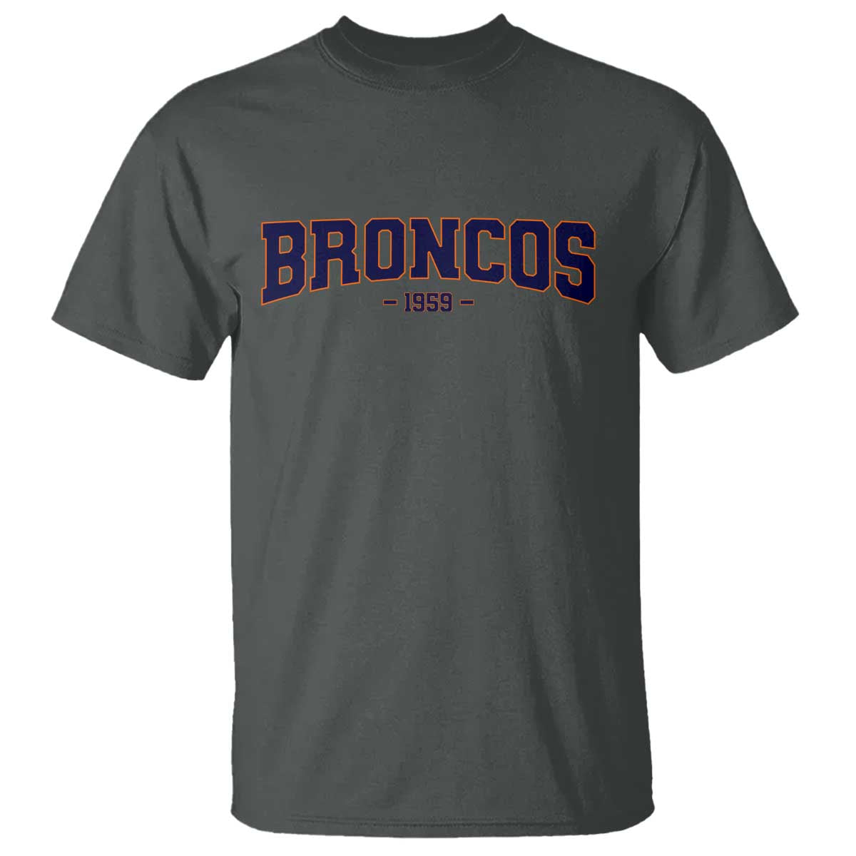 Vintage DFB T Shirt Classic Game Day Print Retro Varsity Football Team Name TS10 Dark Heather Print Your Wear