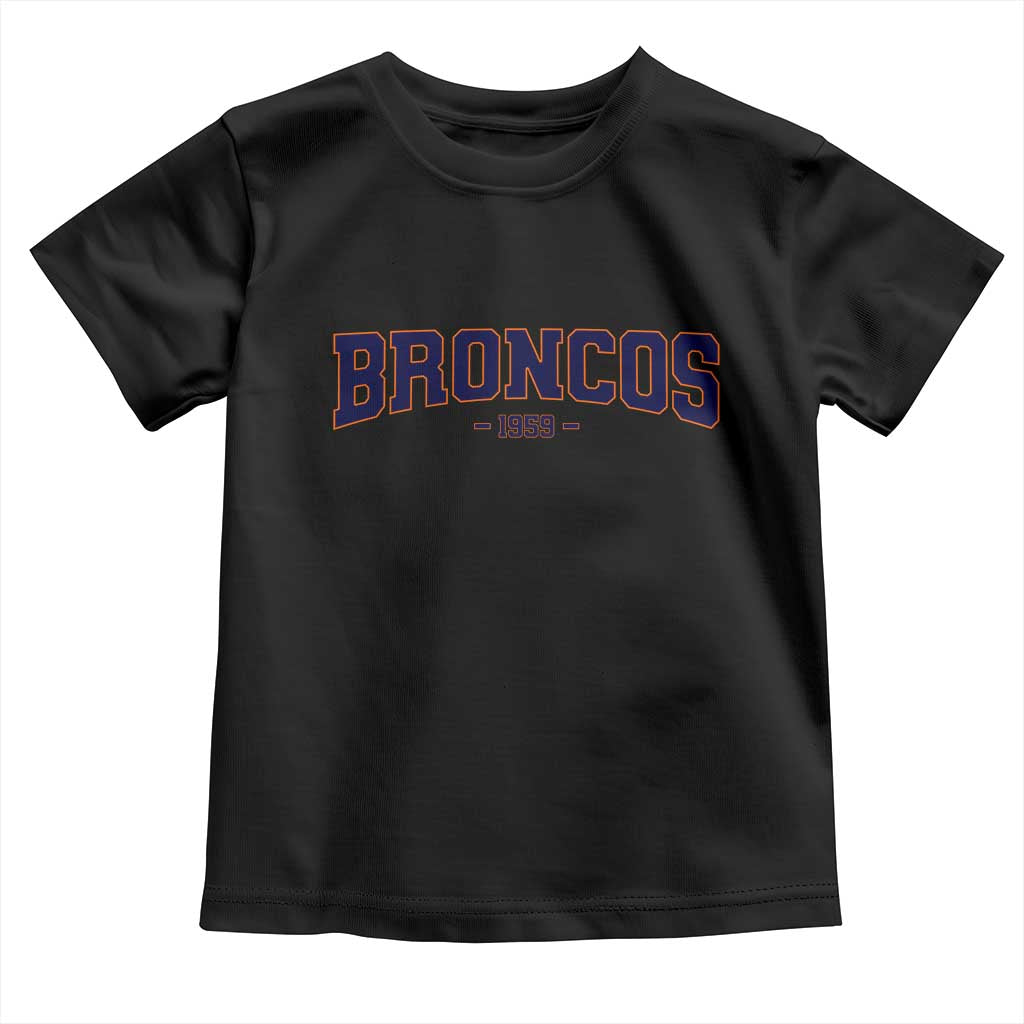 Vintage DFB Toddler T Shirt Classic Game Day Print Retro Varsity Football Team Name TS10 Black Print Your Wear