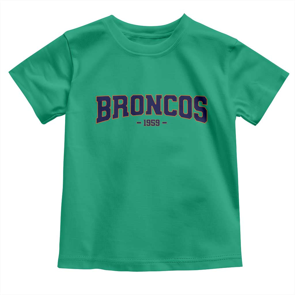 Vintage DFB Toddler T Shirt Classic Game Day Print Retro Varsity Football Team Name TS10 Irish Green Print Your Wear