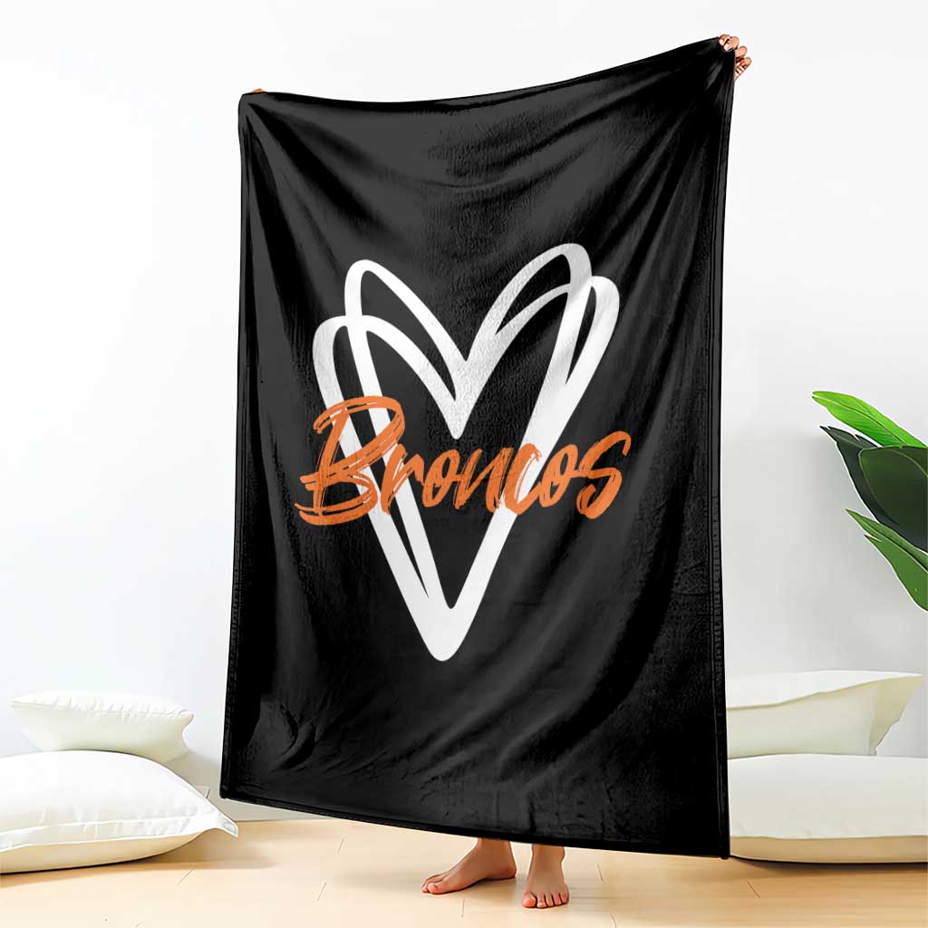 Vintage DFB Throw Blanket Football Team Fans Heart Graphic Game Day TS10 Print Your Wear