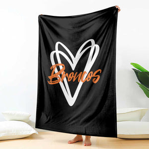 Vintage DFB Throw Blanket Football Team Fans Heart Graphic Game Day TS10 Print Your Wear