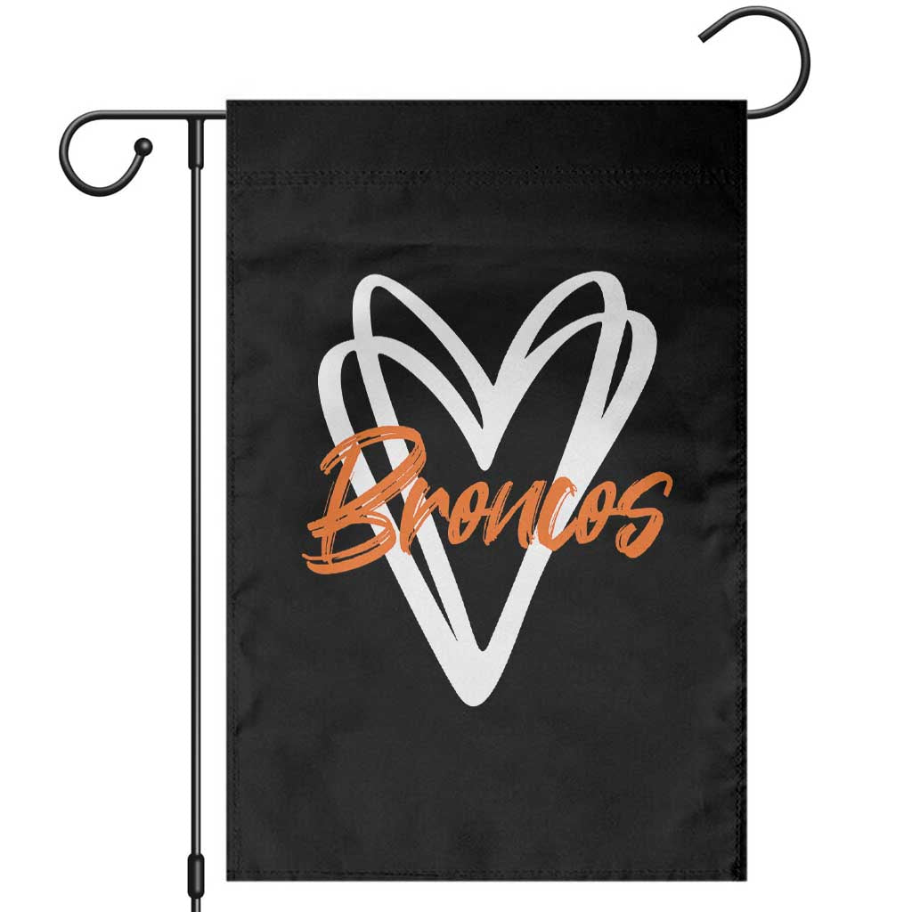 Vintage DFB Garden Flag Football Team Fans Heart Graphic Game Day TS10 Black Print Your Wear