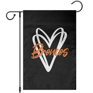 Vintage DFB Garden Flag Football Team Fans Heart Graphic Game Day TS10 Black Print Your Wear