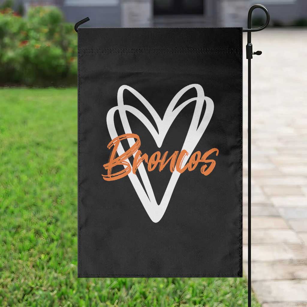 Vintage DFB Garden Flag Football Team Fans Heart Graphic Game Day TS10 Print Your Wear