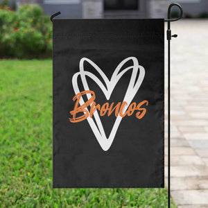 Vintage DFB Garden Flag Football Team Fans Heart Graphic Game Day TS10 Print Your Wear