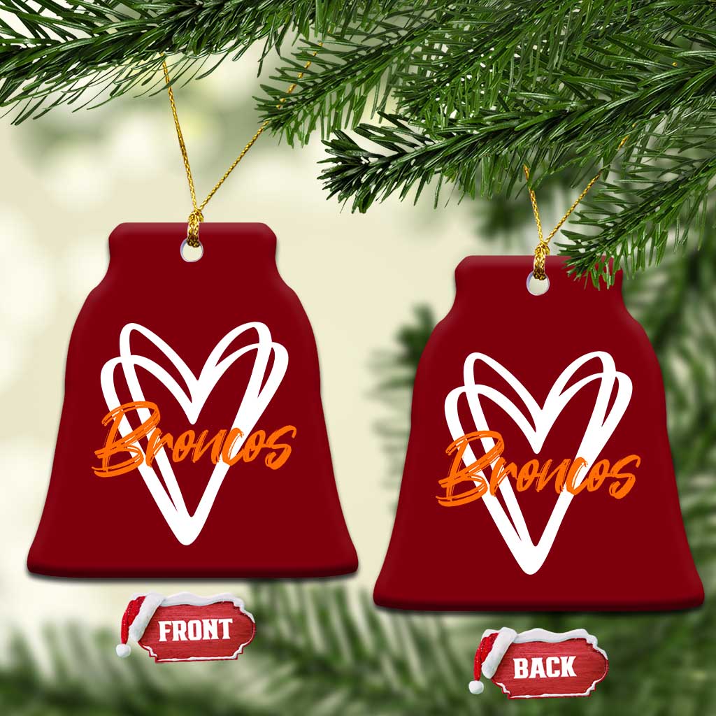 Vintage DFB Ceramic Ornament Football Team Fans Heart Graphic Game Day TS10 Print Your Wear