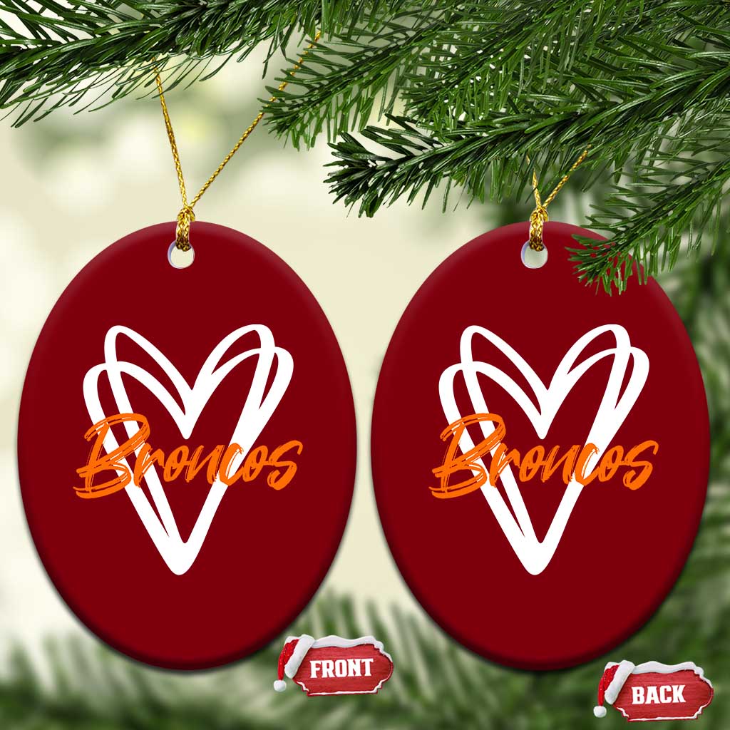 Vintage DFB Ceramic Ornament Football Team Fans Heart Graphic Game Day TS10 Print Your Wear