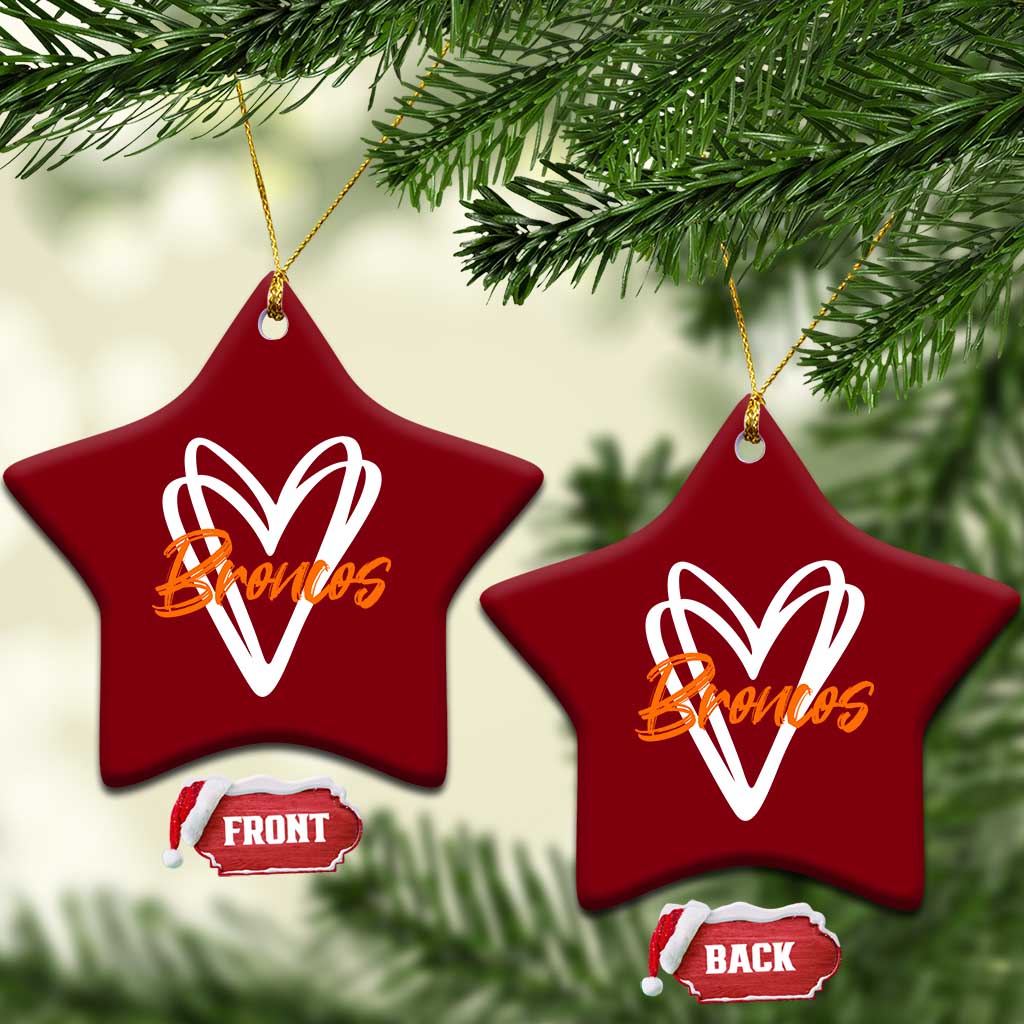 Vintage DFB Ceramic Ornament Football Team Fans Heart Graphic Game Day TS10 Print Your Wear