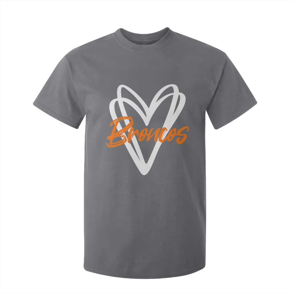 Vintage DFB T Shirt For Kid Football Team Fans Heart Graphic Game Day TS10 Charcoal Print Your Wear