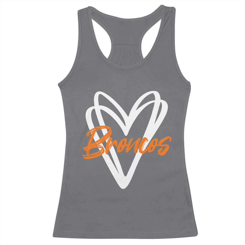 Vintage DFB Racerback Tank Top Football Team Fans Heart Graphic Game Day TS10 Charcoal Print Your Wear